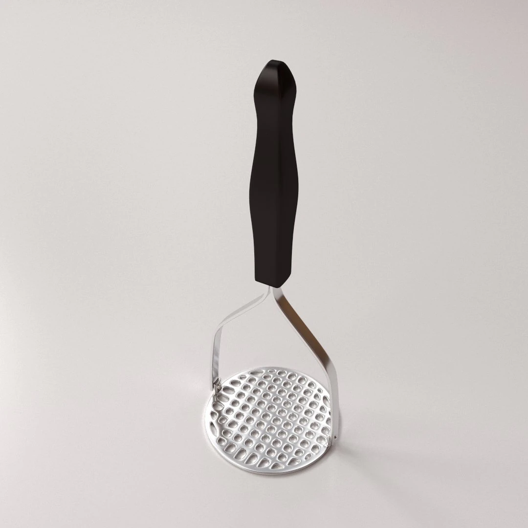 감자 으깨는 기계 3D 모델 .c4d .max .obj .3ds .fbx .stl .blend 