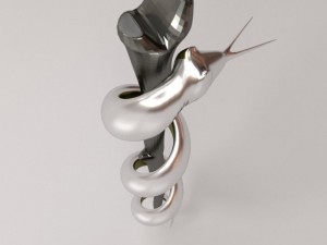 rod of asclepius 3D Model