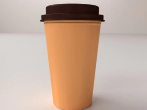 disposable coffee cup 3D Model