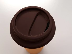 disposable coffee cup 3D Model