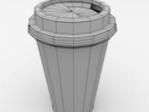 disposable coffee cup 3D Model