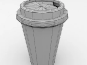 disposable coffee cup 3D Model