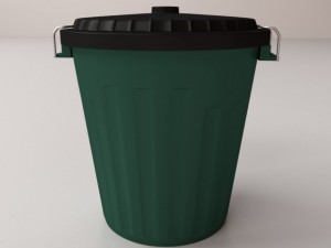 garbage can v2 3Dモデル