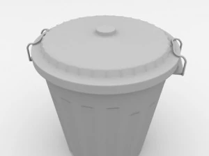 tempat sampah v2 Model 3D