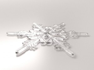 snowflake Modelo 3D
