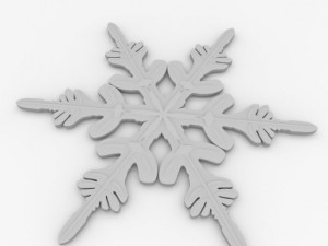snowflake Modelo 3D
