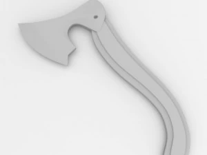 battle axe 3D Model