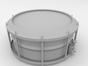 snare drum 3D मॉडल