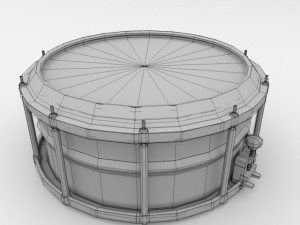 snare drum 3D मॉडल