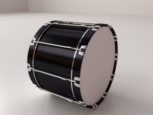 bass drum 3D Model