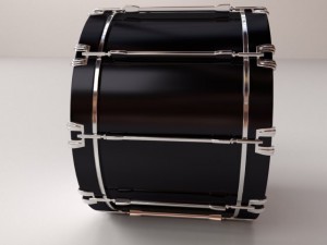 bass drum 3D Модель