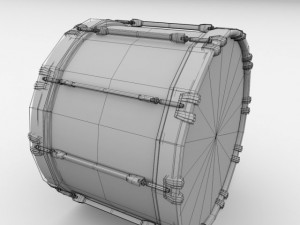 bass drum 3D Модель