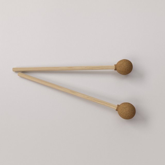 drum mallet 3D Modell .c4d .max .obj .3ds .fbx .stl .blend