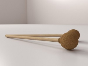 drum mallet Modelo 3D