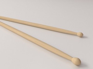 drum sticks Model 3D