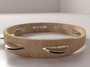 tambourine 3Dモデル