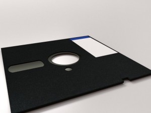 floppy disk 525 Model 3D