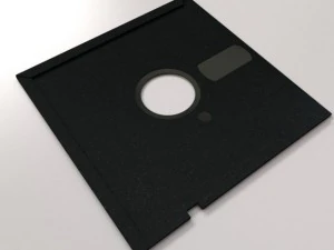 floppy disk 525 3D Model