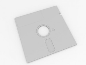 floppy disk 525 Model 3D