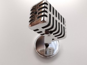 retro microphone v2 3D 모델