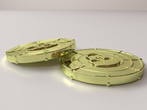 pirate coin 3D Модель