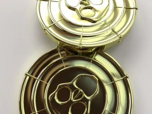 pirate coin 3D Model