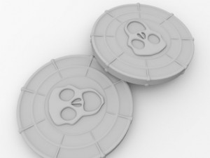 pirate coin 3D Модель