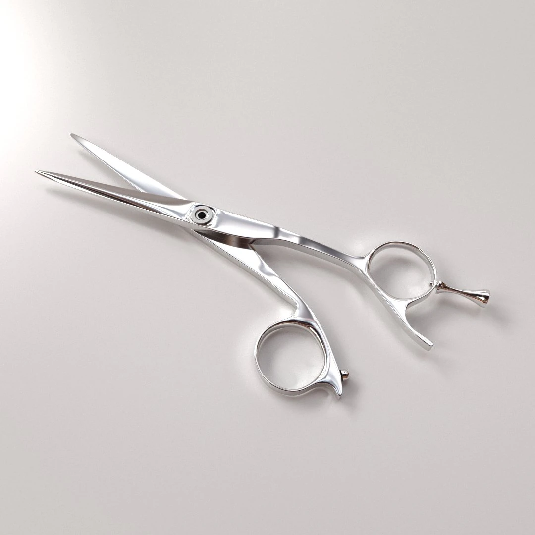 hair scissors 3D Model .c4d .max .obj .3ds .fbx .stl .blend