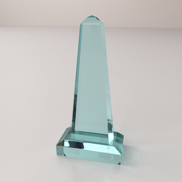 glass award 3D Model .c4d .max .obj .3ds .fbx .stl .blend 
