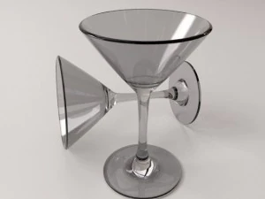 copa de martini Modelo 3D