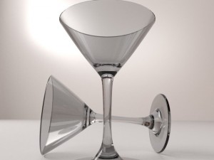 martini glass 3D Model