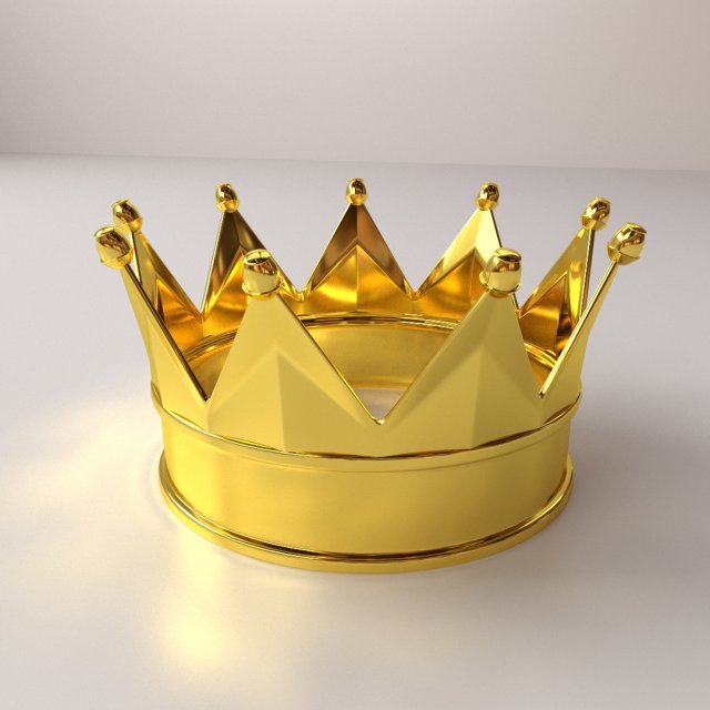 crown 3D Model .c4d .max .obj .3ds .fbx .stl .blend 
