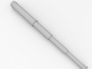 old telescope 3D Model
