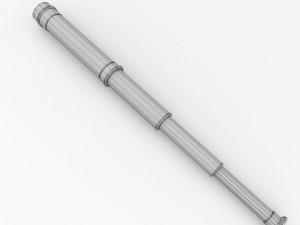 old telescope 3D Model
