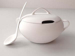 soup tureen 3D-Modell