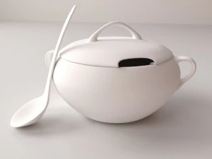 수프 그릇 3D 모델