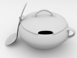 soup tureen 3D Модель