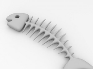 fish bone 3D Model