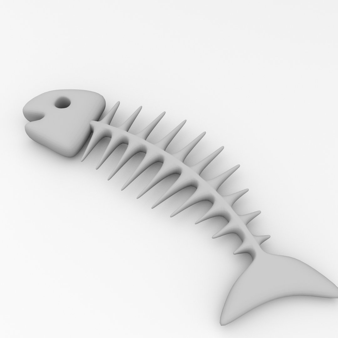 Fish Bone 3d Model In Miscellaneous 3dexport