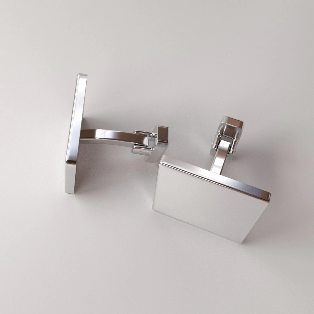 cufflinks 3D Model .c4d .max .obj .3ds .fbx .stl .blend 