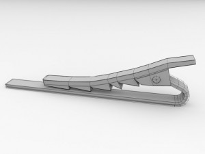 tie clip Modelo 3D