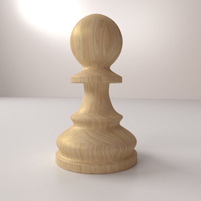 pawn 3D 模型 .c4d .max .obj .3ds .fbx .stl .blend 