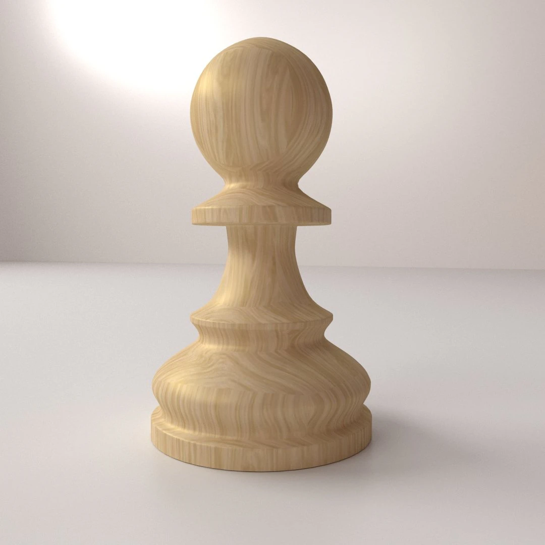 pawn 3D Model .c4d .max .obj .3ds .fbx .stl .blend 