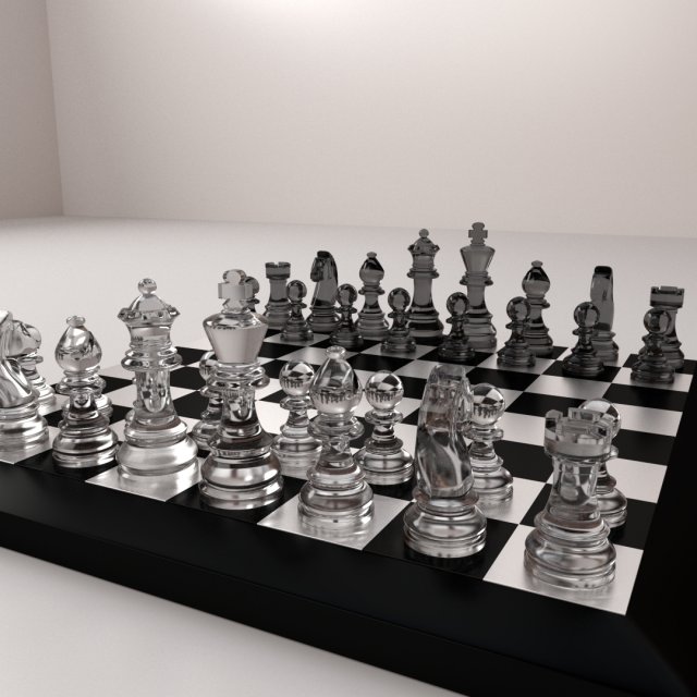 chessboard Model 3D .c4d .max .obj .3ds .fbx .stl .blend 