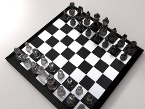 chessboard Model 3D