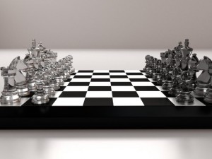 chessboard Model 3D