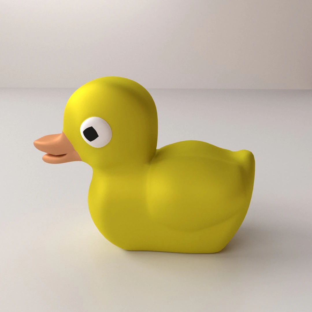 rubber ducky 3D Model .c4d .max .obj .3ds .fbx .stl .blend 