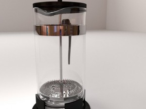 french press 3D Model