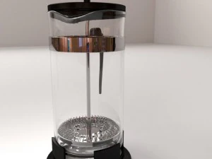 french press 3D Model