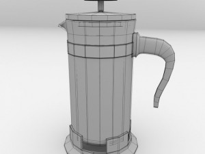 french press 3D Model